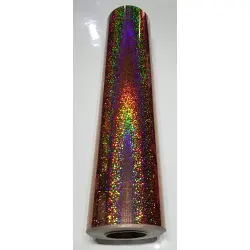 24" x 10 foot Holographic Copper Sequins