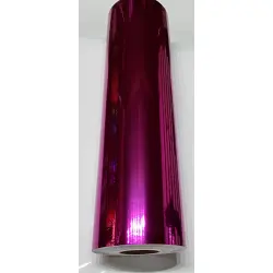 24" x 10 foot Raspberry Chrome Mirror