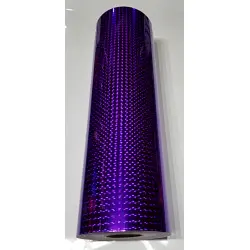 24" x 10 foot Royal Purple Holo Bubbles