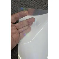 24" x 150 foot Clear Holo Rainbow Oil Slick