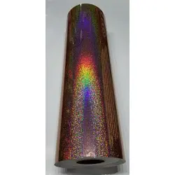 24" x 6 foot Holographic Copper Glitter