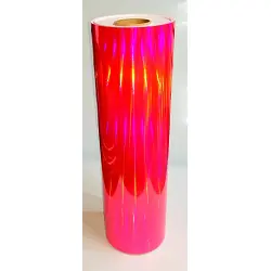 24" x 10 foot Fluorescent Pink Oil Slick