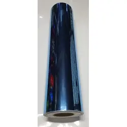 24" x 10 foot Sky Blue Chrome Mirror