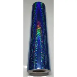 24" x 10 foot Holographic Sky Blue Sequins